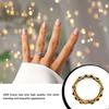 Women Vintage Ring Exquisite Dressing Decors Hand Ornament Ladies Brass Rings Gifts Fingers Decor Festival Gift