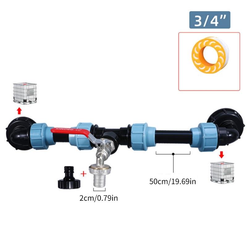 IBC Tank Vertical Stacking Connection set Weatherproof Design Outdoor Use weight  flows Systems for IBC Containers