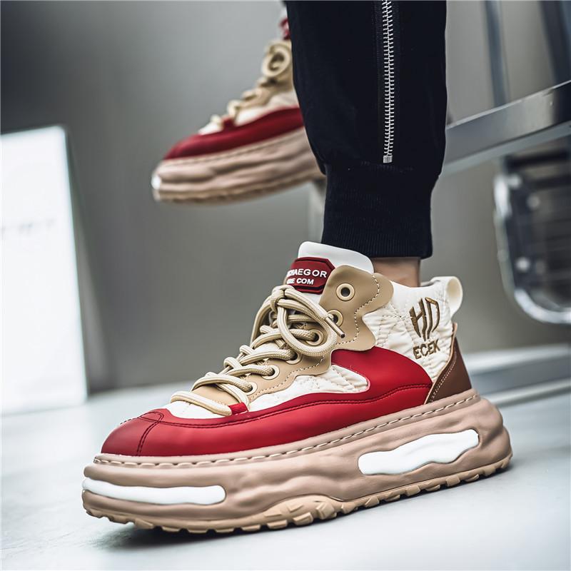 

2025 live stream spring down cloth platform sports board shoes outdoor tooling casual tide men s shoes Douyin Internet celebrity 39 чёрный