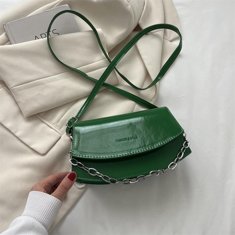 

Chic Fashionable Women s Saddle Bag In Black White Pink Purple Yellow Green Colors