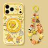 Star bracelet applies to 17promax iPhone case 15 silicone 16 cute cartoon 14 rotating bracket 13 women