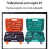 Professional Auto Repair Tool Kit 53/82pcs Quick Ratchet Wrench Multi-Function Set for Home Industrial Use Chrome Vanadium Steel