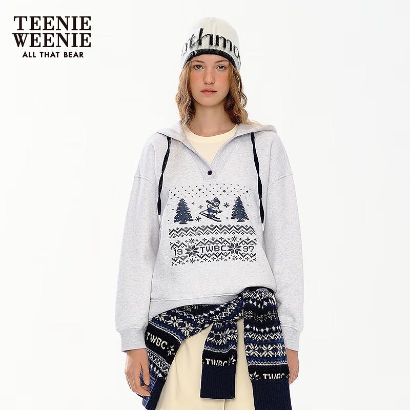 Teenie Weenie Women's Bear Hooded Sweatshirt