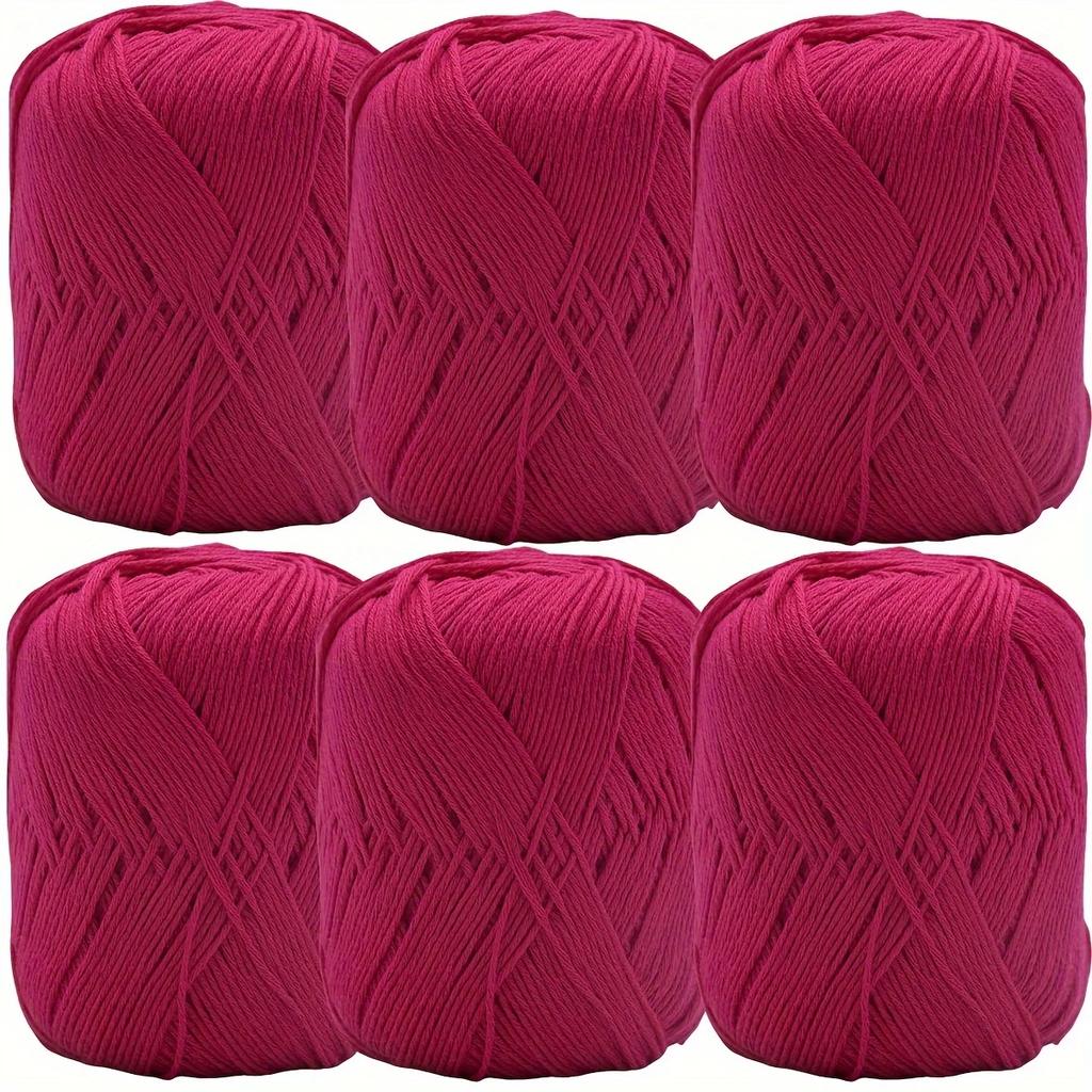 100% Cotton Yarn for Crocheting and Knitting, Medium-Weight DIY Craft Yarn for Sweaters,Scarves,Hats,Gloves - 50g/170m Per Skein