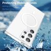 Samsung Galaxy S24 Ultra Clear Phone Case,Non-Yellowing Magnetic Phone Case for Samsung Galaxy S24 Ultra