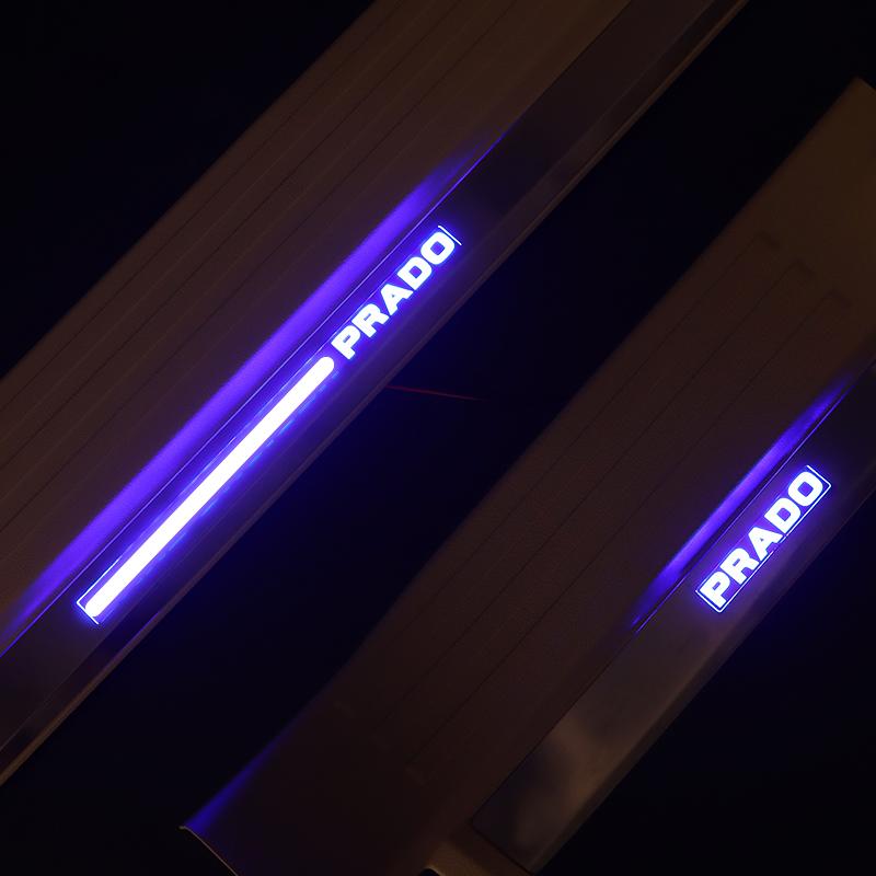 Courtesy Lamp Threshold Pedal for Toyota Land Cruiser Prado 150 Lc150 Fj150 2014-2022 Upgrade Interior Design Accessories Led