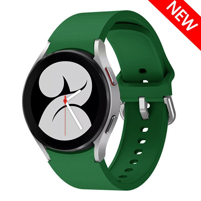 20mm řemínek na hodinky Pro Samsung Galaxy Watch 7/5/6 44mm 40mm Silikonový náramek Galaxy Watch 4 classic/5 pro 47mm 43mm 46 45mm pásek