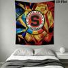 Sparta Wall Hanging Printed Fabric Blanket Decorative Tapestries for Bedroom Living Room Home Decor