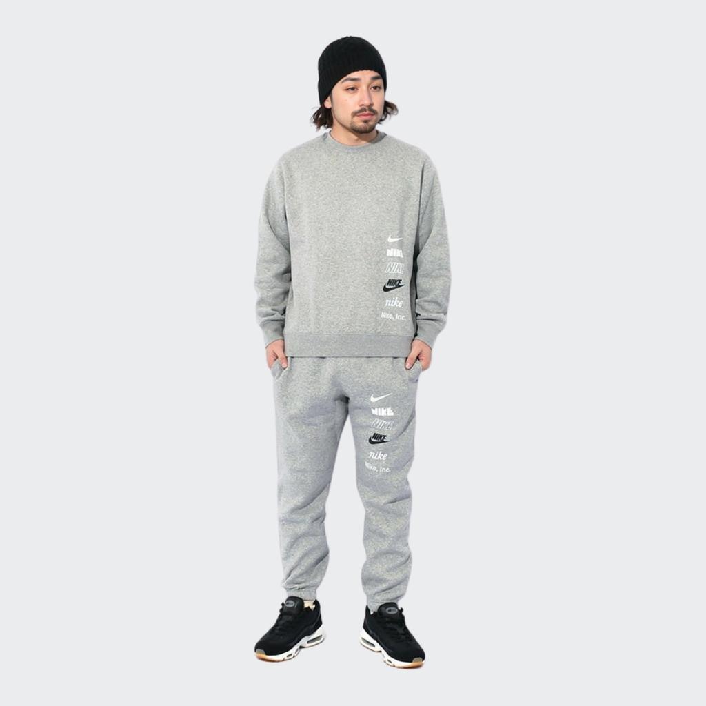 Nike Bluza Club + BB Crew z logo polarowa męska szara DX0782-063
