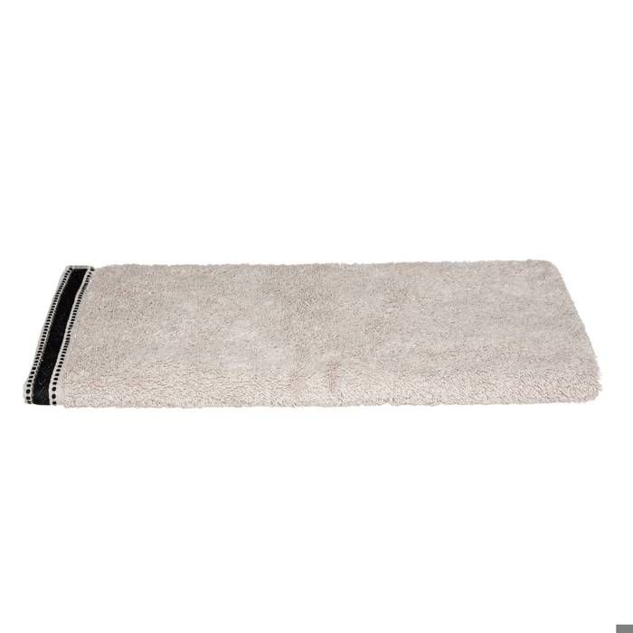 Serviette De Toilette "Joia" Coton Beige 50x90cm - Atmosphera Createur D'interieur