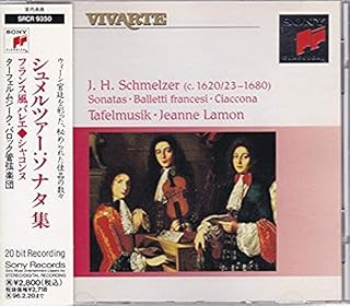 

CD TAFELMUSIK Schmelzer Sonatas SRCR9350 1994 Japan Classical Used