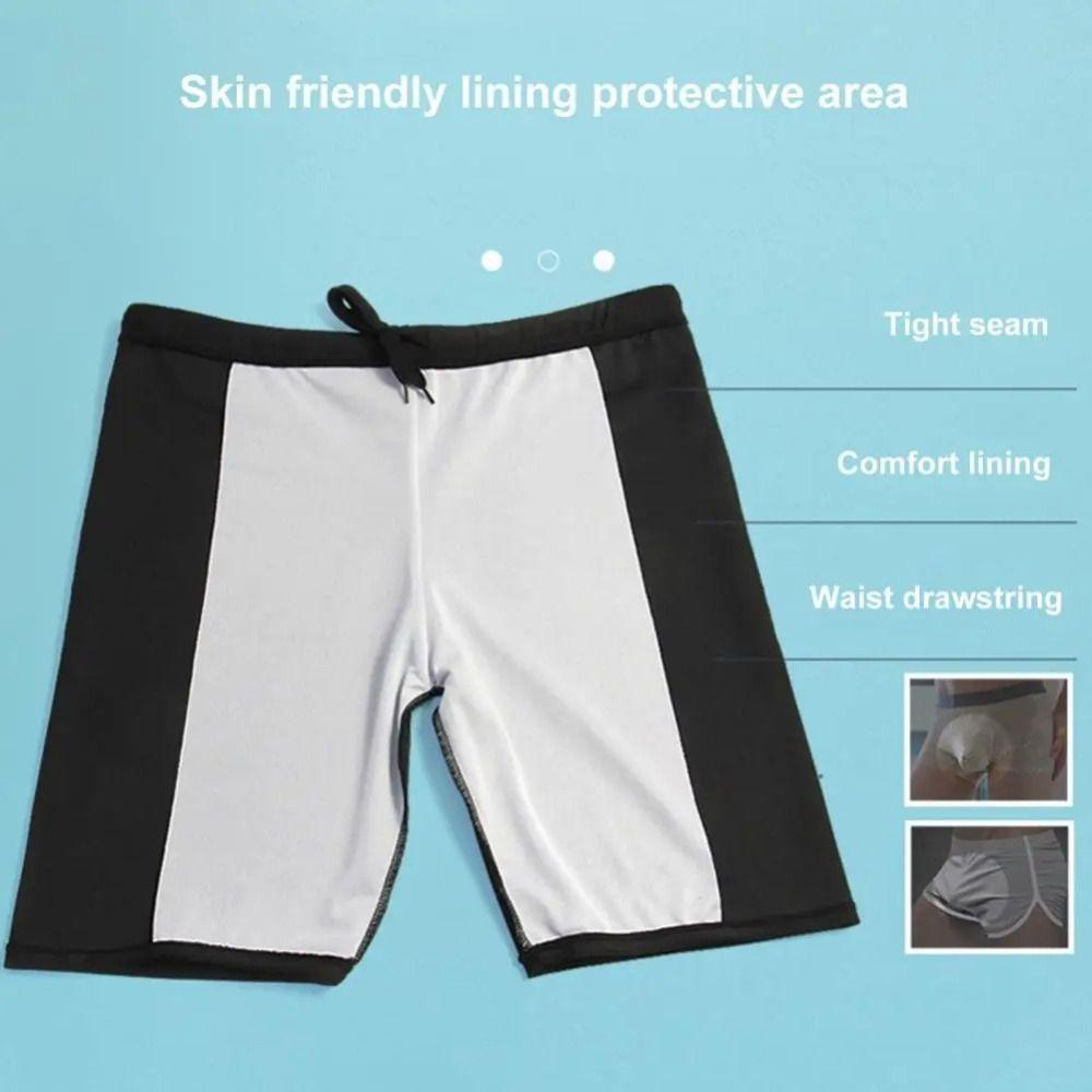 Letter Print Summer Swimsuit Boxer Quick-drying Swimming Shorts Fashion Men Swimming Trunk
