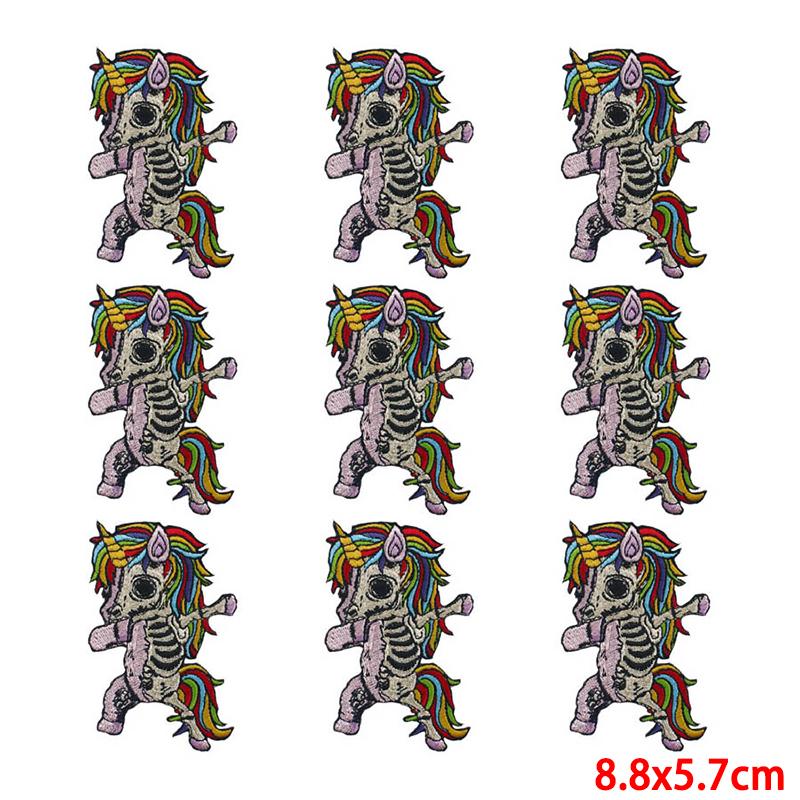 10 unids/lote parche bordado hierro en parches para ropa parches en ropa chaquetas decoración apliques suministros de costura