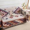 American Retro Ethnic Style Linen Sofa Cover Throw Dust Protector Blanket