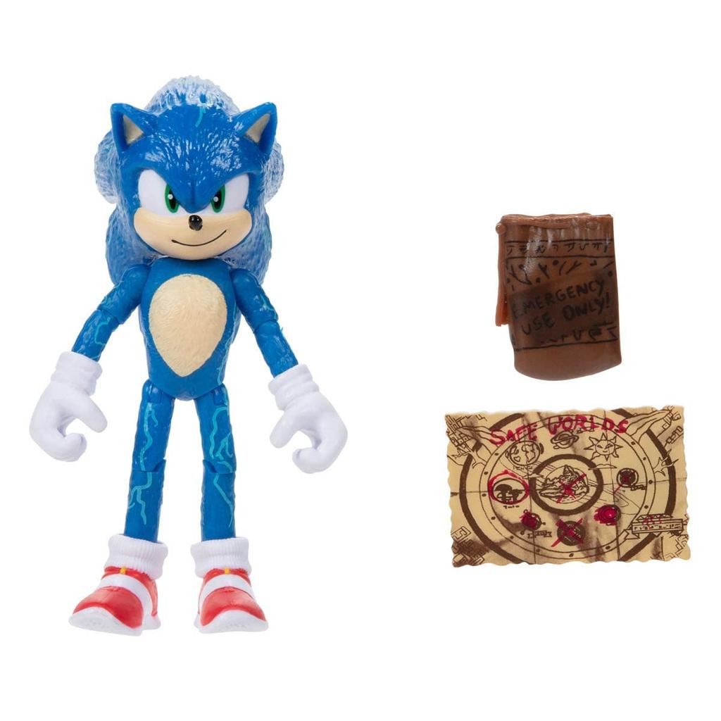 Sonic the VS Inch Action Figure Wave Movie/Sonic Knuckles/4 2/Sonic