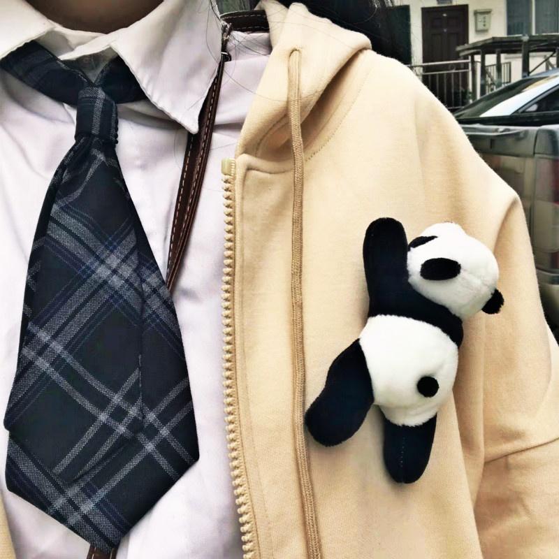 Hot Little Panda Plush Toy Cartoon Cute Doll Brooch Accessories Schoolbag Clothing Girls Gifts Accessories for Women