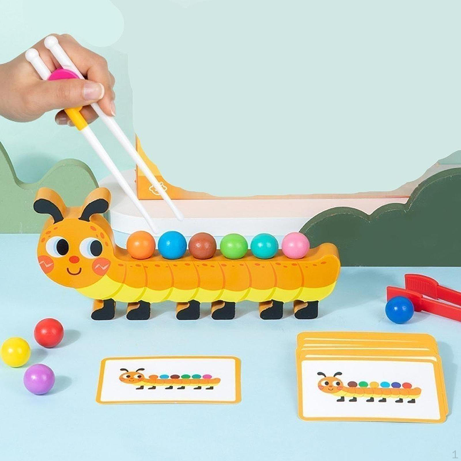 Игра-подарок с бусинами для сопоставления, обучающие игрушки для детей 3, 4, 5 лет, малышей, желтый жёлтый