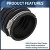 Air Intake Hose Tube with Clamps, No.17881AA010 for Toyota Camry 2002-2006 for Lexus ES330 V6 202 3.3L 2004-2006 Black, 1 Pc