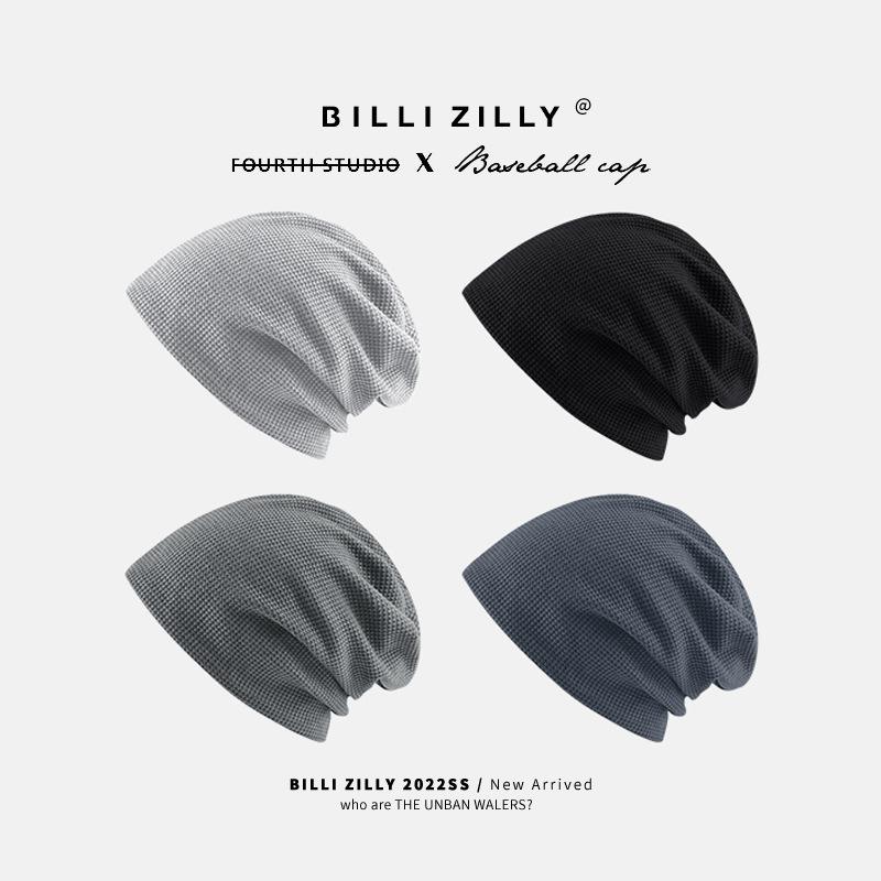 

Stacking hat Children s autumn and winter wool hat Tide cold hat Pullover hat Versatile knitted hat Confinement hat Adjustable (55-59cm) чорний