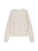Ohebeu Madeleine V-Neck Pullover Ecru