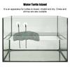 Ornament Suction Cup Turtle Basking Island Safe Resin Water Turtle Island Floating Green Turtle Semi Aquatic Island Aquarium