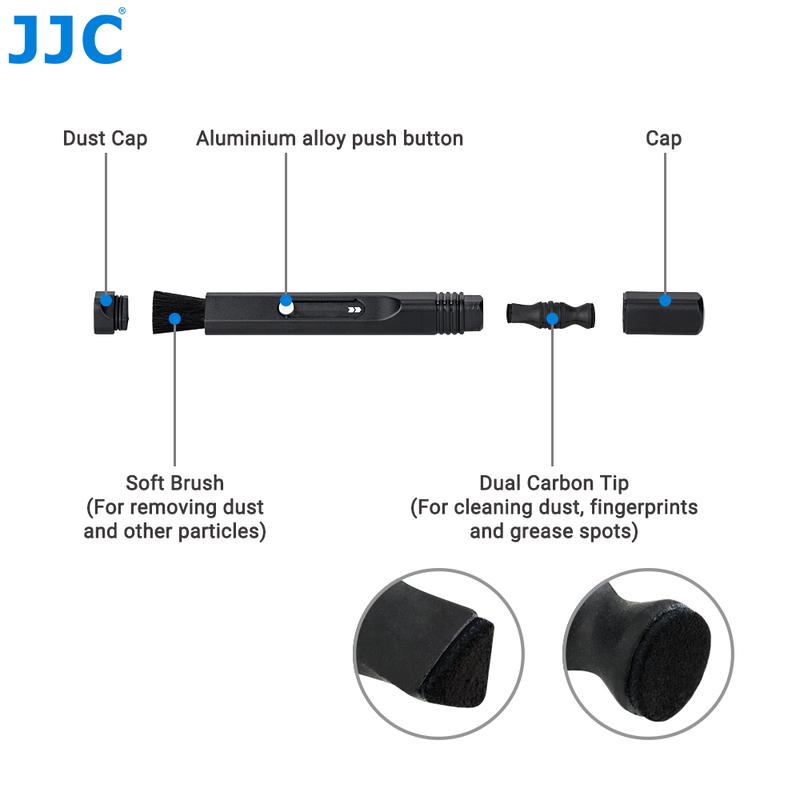 JJC Lens Cleaning Pen Air Duster Dust Cleaner Brush Tool Kit for Filters DSLR Camera LCD Screen Keyboards Electronics and Lense