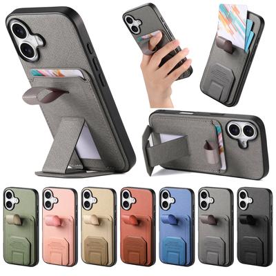 Non-Slip Grip Back Case For Google Pixel 9 10 Pro XL 9A Card Holder Hidden Stand Phone Cover Nothing CMF Phone 2 Pro Cases
