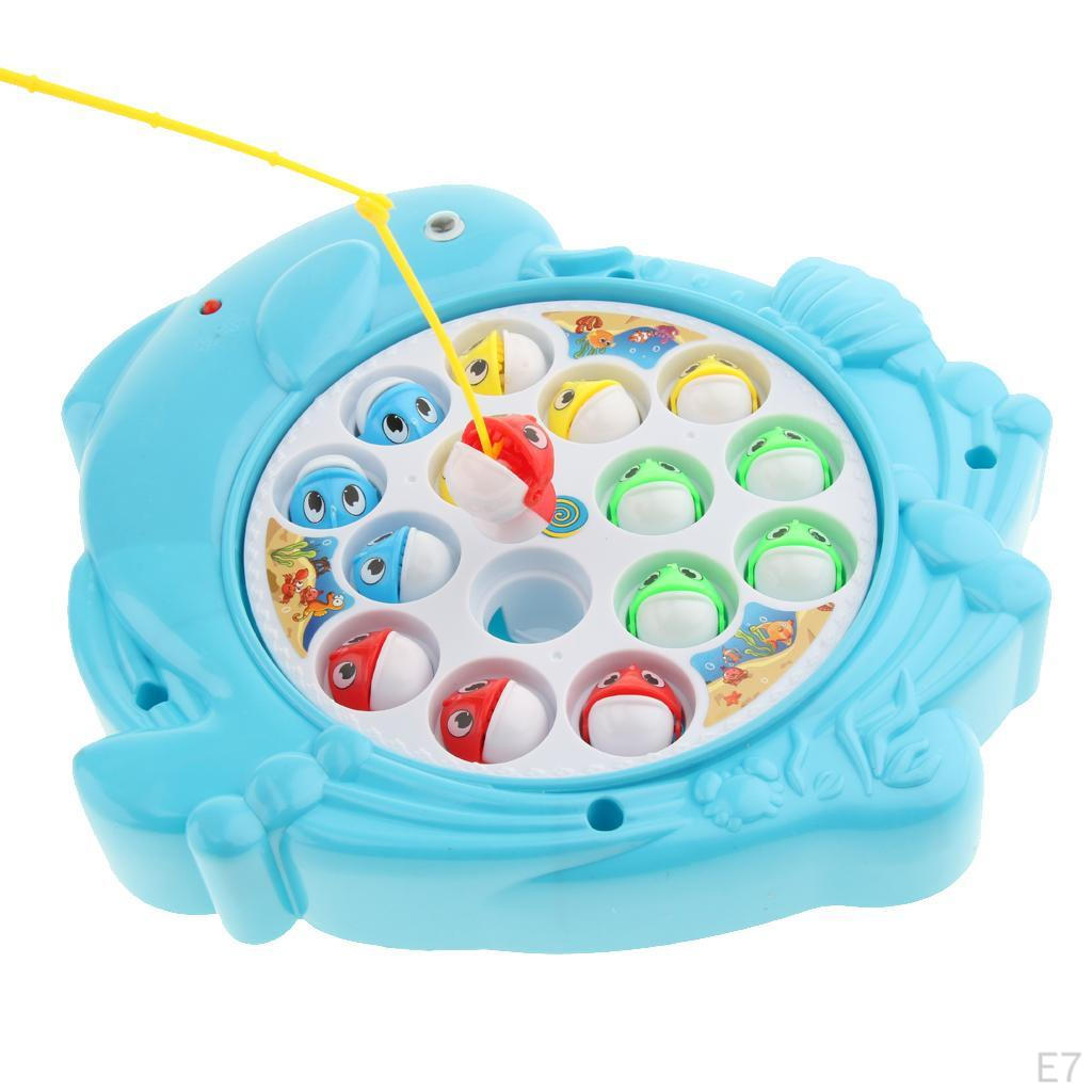 Fishing Toy Set Kids Electric Rotating Game