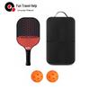 Light Luxury Carbon Fiber Pickleball Set (2 Balls, 1 Paddle)