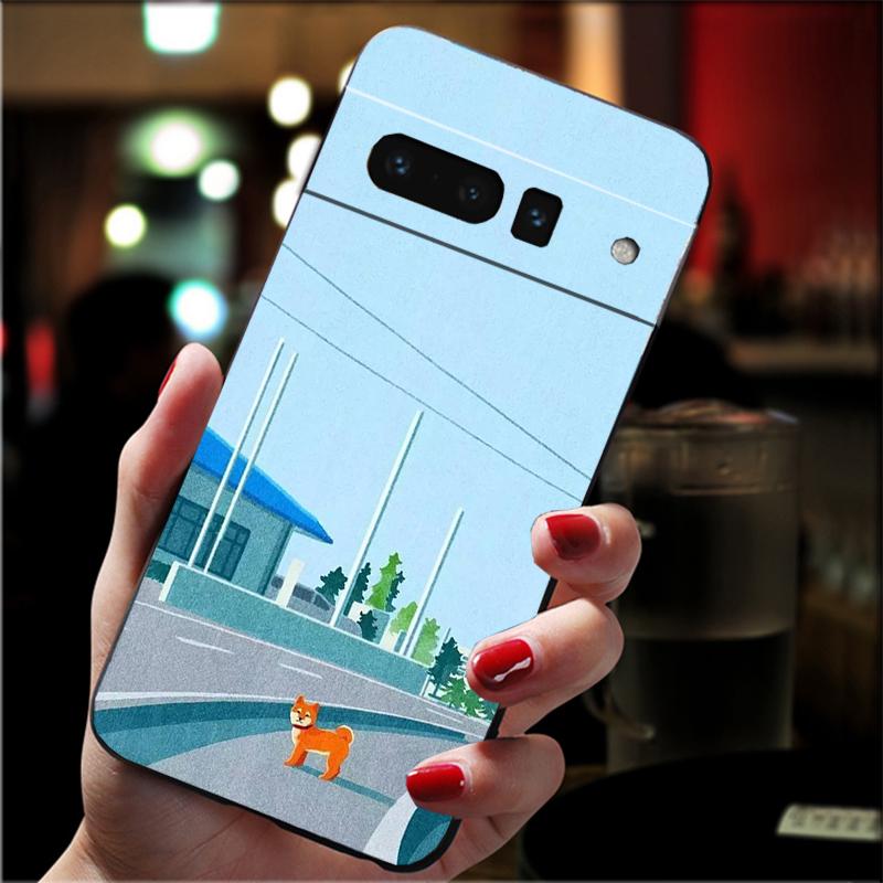 Phone Case For Google Pixel 10 9 Pro XL 9A 8 7 6 Pro Pixel 8A 7A 6A Pixel 8 7 6 5 Shiba Inu