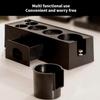 ABS Coffee Portafilter Rack Distributor Holder Convenient Espresso Tamper Mat Stand with Drawer Coffee Accessories