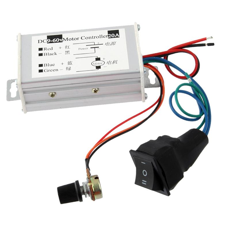 DC SoftStart Reversible Motordrehzahlregelung PWM-Controller 12V 24V 36V 48V