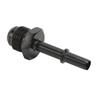 Quick Disconnect EFI Fitting Adapter Push On Aluminum Alloy Black Anodized Finish for Fuel Filter Rail Feed Port AN6 5