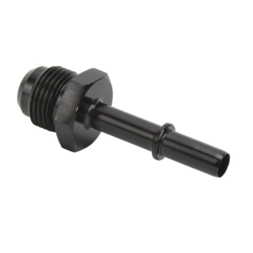 Quick Disconnect EFI Fitting Adapter Push On Aluminum Alloy Black Anodized Finish for Fuel Filter Rail Feed Port AN6 5