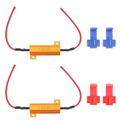 2 Stück 50W 8 Ohm Drahtwiderstand Decoder Fix LED-Glühbirnen Hyperblinken Blinker