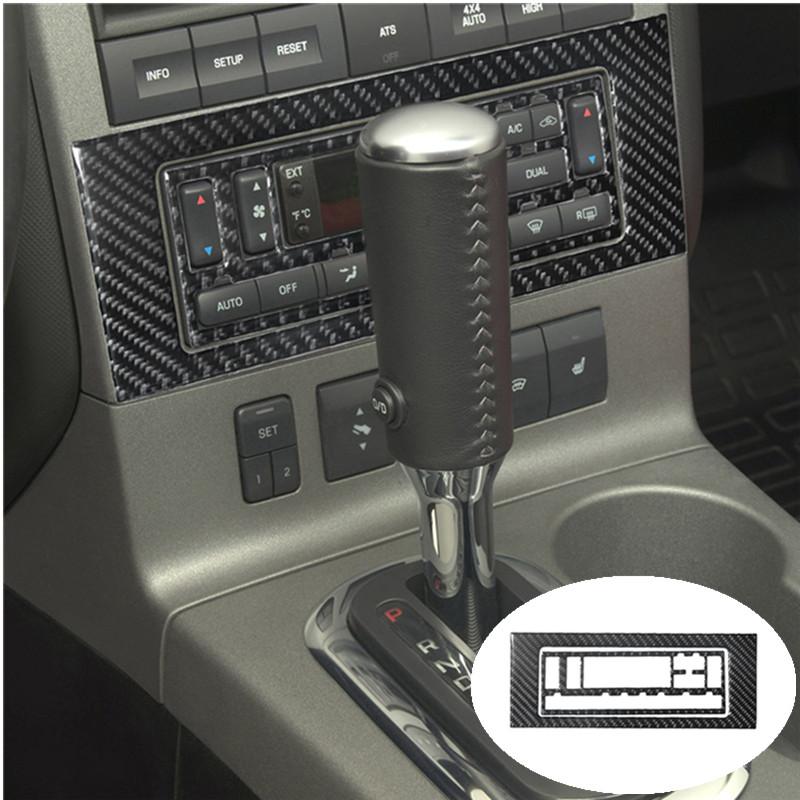 Car Interior Decoration Carbon Fiber Sticker For Ford Explorer Sporttrac Mercury Mountaineer 2008 2009