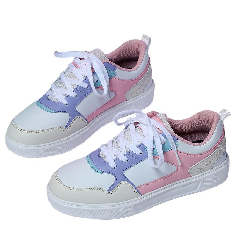 Korean Style Trendy Thick-Soled Skateboard Shoes - Comfortable Casual Flats for Couples