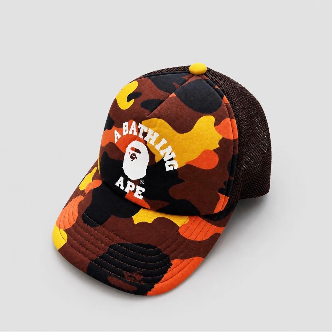 Used [Rare] A BATHING APE BAPE 1ST CAMO Cap