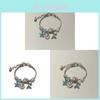 Ocean Style Beaded Bracelet With Starfish And Turtle Charms For Unisex Travel Gift