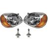 Scheinwerfer-Baugruppe für Hyundai Santro 1998-2003 SET