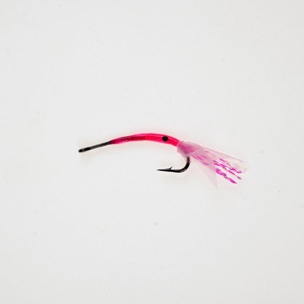 Luminous Fluorescent Fishing Hooks: Colorful Ice, Sea, Fly Fishing Rigs with Long Handles and Barbs for Bass
