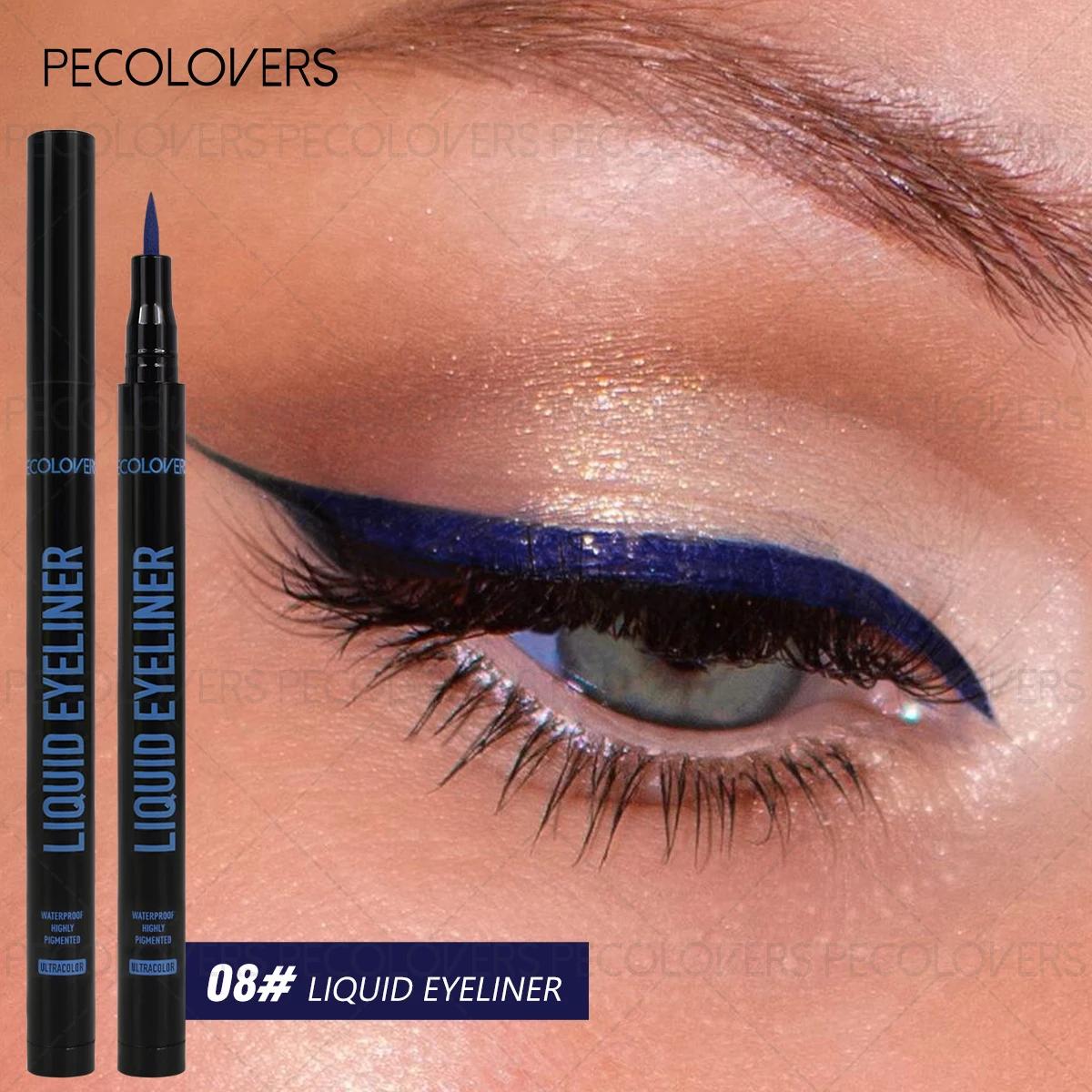 

1PC Waterproof Matte Liquid Eyeliner - Smooth Finish, in Bright Colors Like Blue, Red, for A Bold, Smoky Eye Look