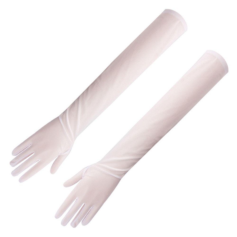 Elasticity Long Anti-UV Gloves Dust-proof Sun Protection Gloves Fashion Driving Gloves  Opera Party