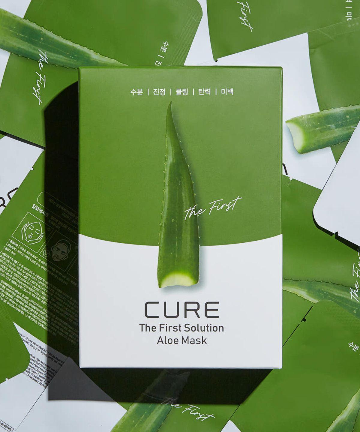 Cure The First Aloe Mask Pack 10 Sheets