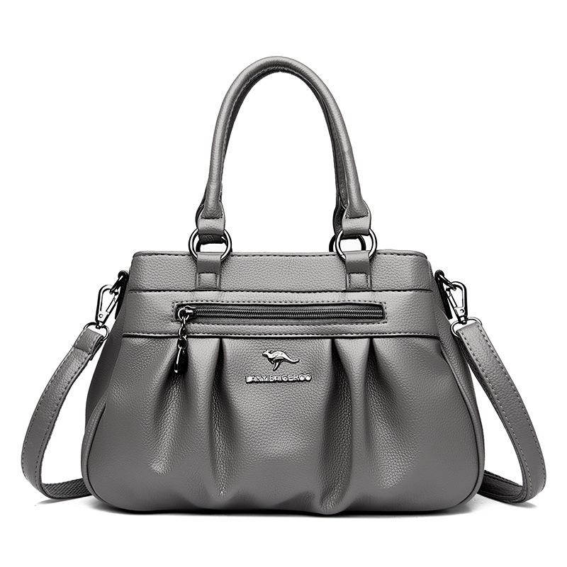 Luxury Handbags Women Soft Leather Bag Designer 3 Layers Handbags Casual Tote Bag Ladies Shoulder Crossbody Bag for Female