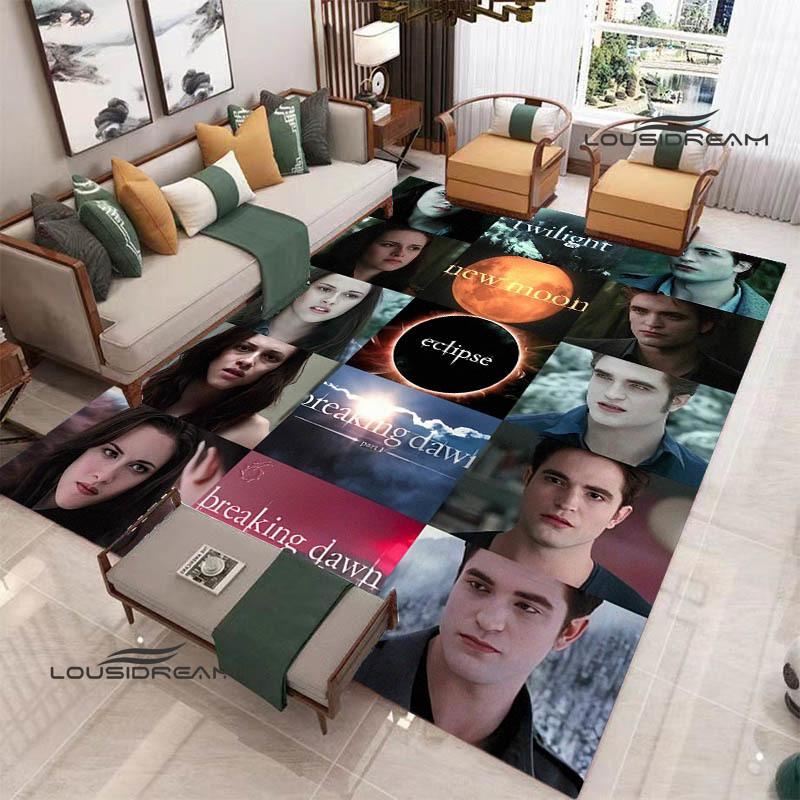 The Twilight Saga printed carpet Living room bedroom non-slip carpets Yoga mat Outdoor carpet kawaii rug birthday gift