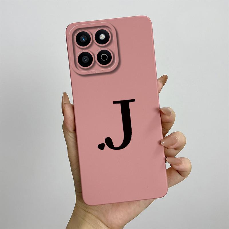 Funda for Honor 200 Smart Case Camera Lens Protection Cute Letters Silicone Shockproof Phone Cover for Honor 200 Smart 5G Capa