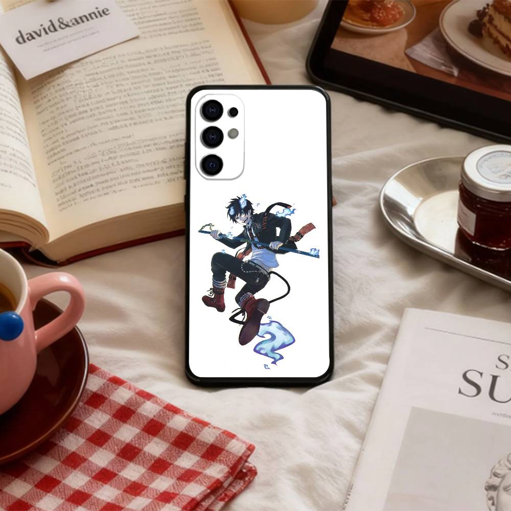 Blue Flame Blue Exorcist   Phone Case For Samsung S 25,24,23,22,30,21,10,9,Ultra,Plus,Lite,FE,4,5 G Soft Black Case