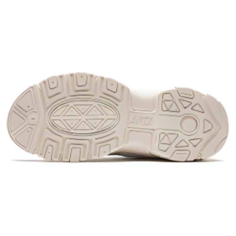 New Anta Meteorite Cushioning Anti Slip And Wear Resistant Low Top Chunky Sneakers Men's Muddy Sandy Gray 112348852-1