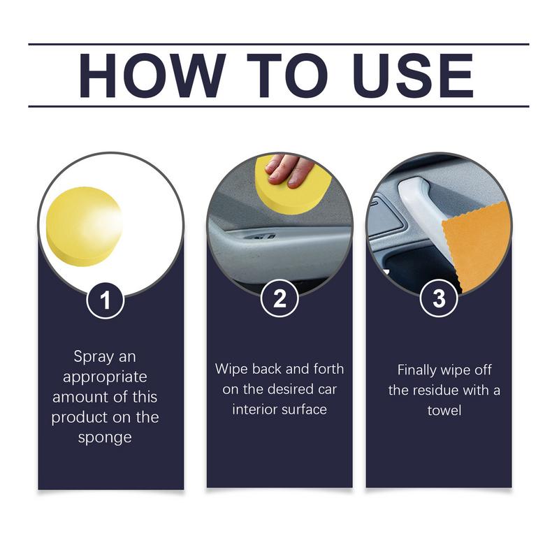 Powerful Interior Cleaner 100ml Auto Interior Renovation Agent Car Detailing Cleaning Essence Car Cleaning Product